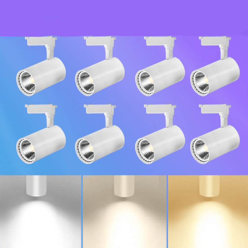 Foco LED orientable para espacios interiores con ángulo ajustable