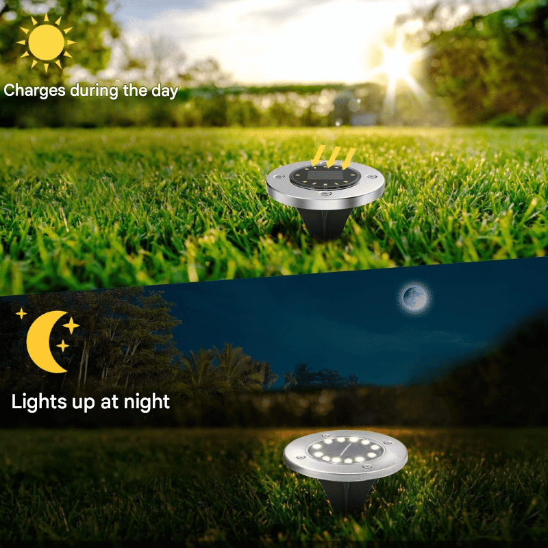 Foco solar de suelo para exteriores SunHalo