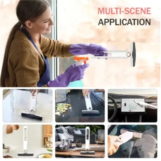 Fregona mini portátil con escurridor automático