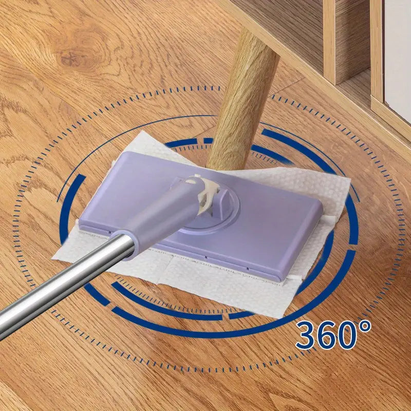 Fregona práctica con cabezal giratorio 360°