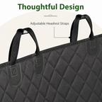 Funda acolchada impermeable antideslizante de oxford para asiento de coche