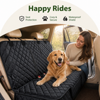 Funda acolchada impermeable antideslizante de oxford para asiento de coche
