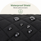 Funda acolchada impermeable y antideslizante para sillón relax (con bolsillos laterales)