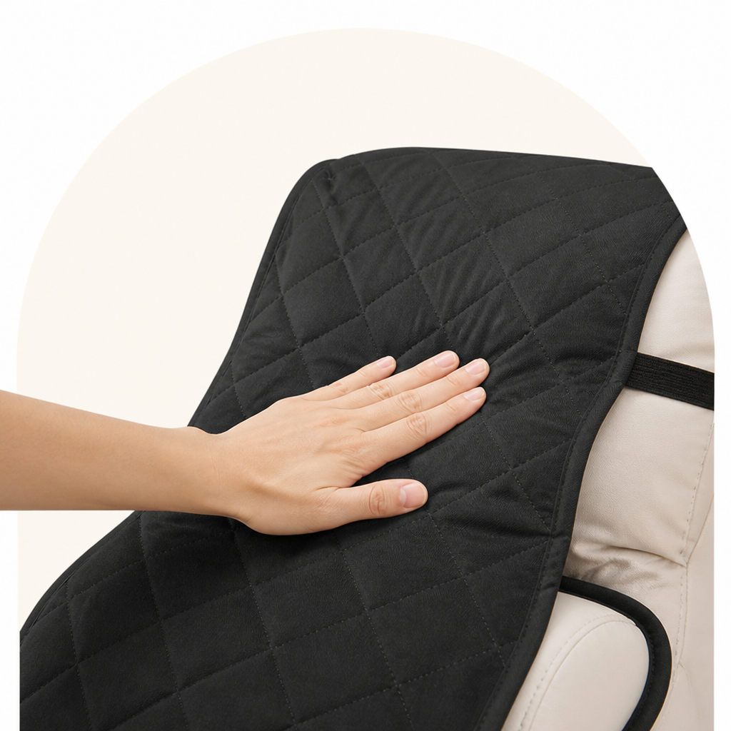 Funda acolchada impermeable y antideslizante para sillón relax (con bolsillos laterales)
