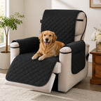 Funda acolchada impermeable y antideslizante para sillón relax (con bolsillos laterales)