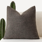 Funda de cojín Tulum de bouclé 45 × 45 cm