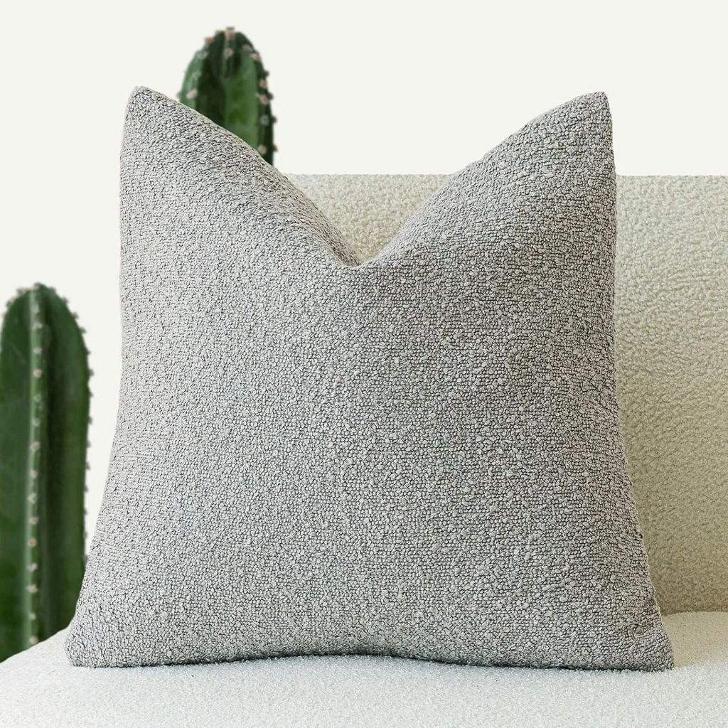 Funda de cojín Tulum de bouclé 45 × 45 cm