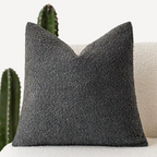 Funda de cojín Tulum de bouclé 45 × 45 cm