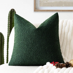 Funda de cojín Tulum de bouclé 45 × 45 cm
