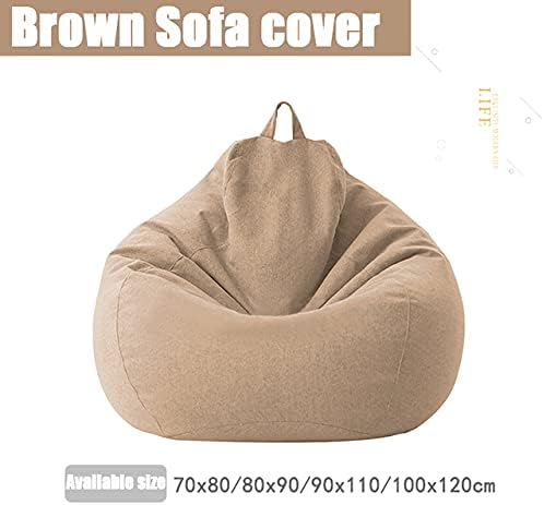 Funda de puf de lino de lujo – asiento ergonómico y elegante