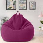 Funda de puf de lino de lujo – asiento ergonómico y elegante