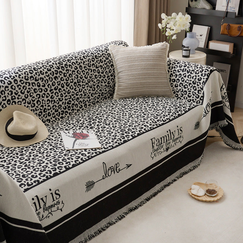 Funda de sofá estampado leopardo artístico