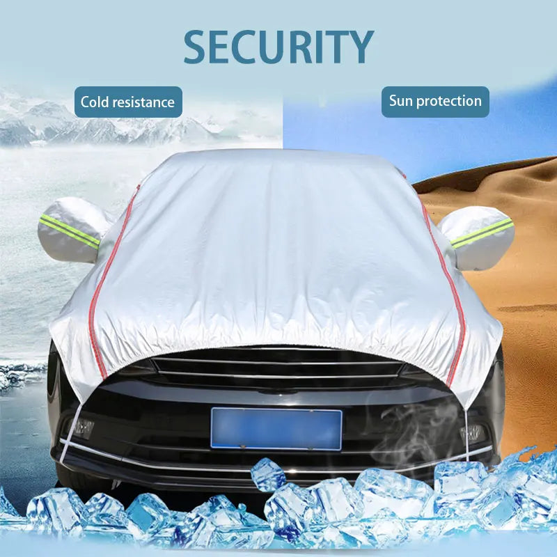 Funda protectora para coche AutoVioro impermeable con protección UV y antirrobo
