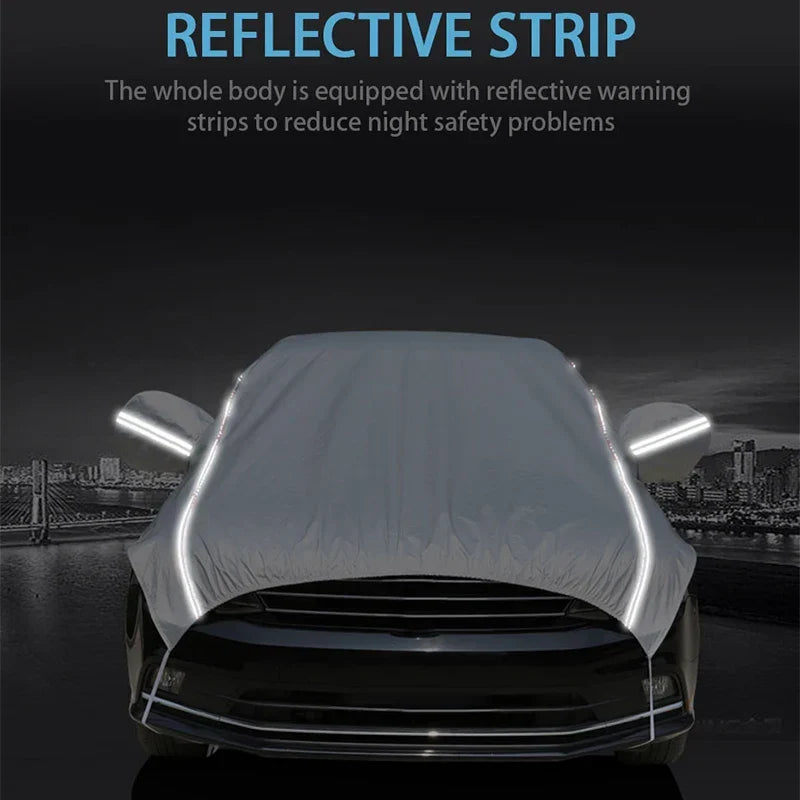 Funda protectora para coche AutoVioro impermeable con protección UV y antirrobo