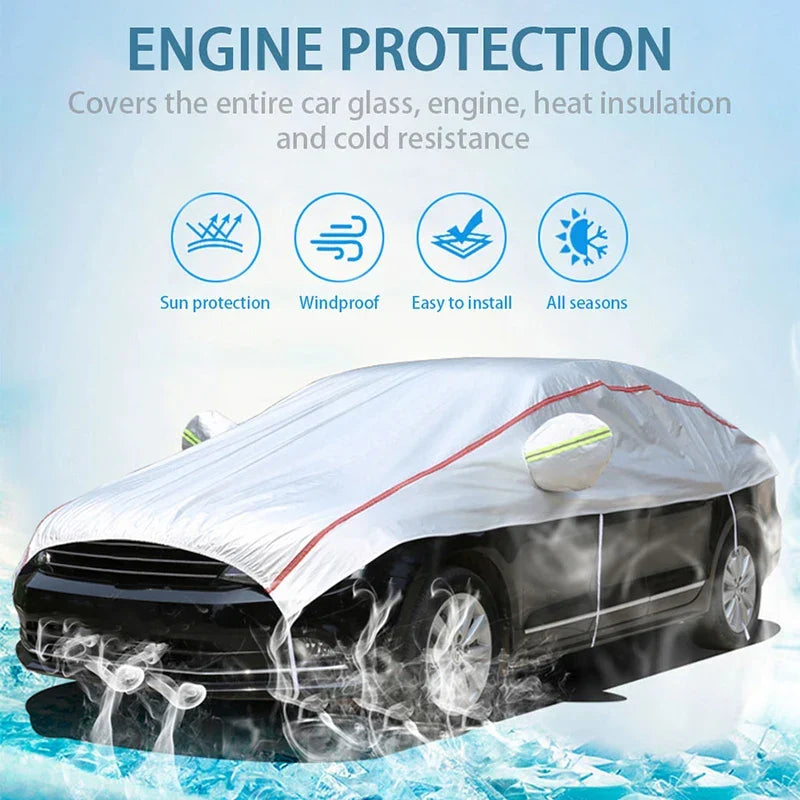 Funda protectora para coche AutoVioro impermeable con protección UV y antirrobo