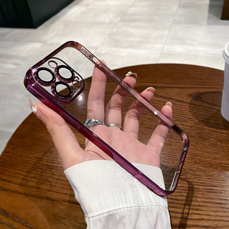 Funda transparente fashion para iPhone