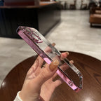 Funda transparente fashion para iPhone
