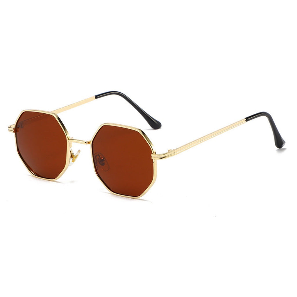 Gafas de diseño octogonal elegante