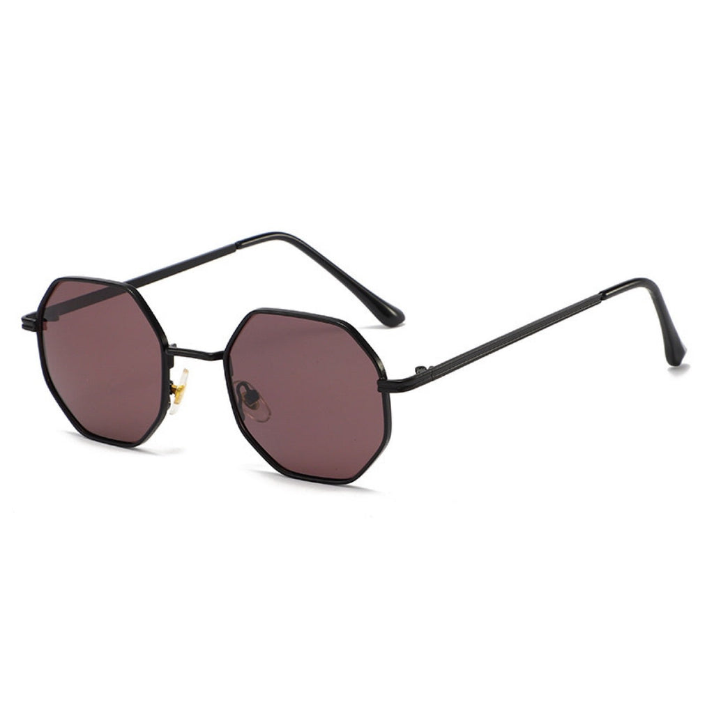 Gafas de diseño octogonal elegante