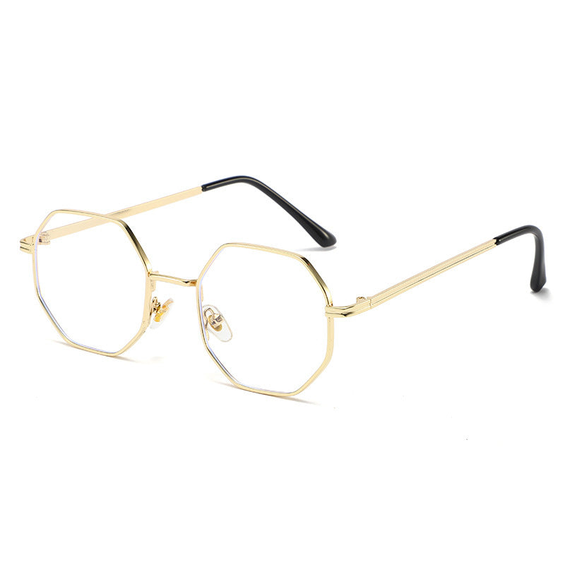 Gafas de diseño octogonal elegante