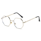 Gafas de diseño octogonal elegante