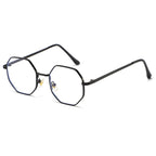 Gafas de diseño octogonal elegante