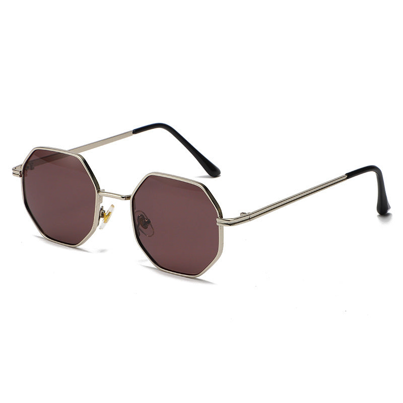 Gafas de diseño octogonal elegante