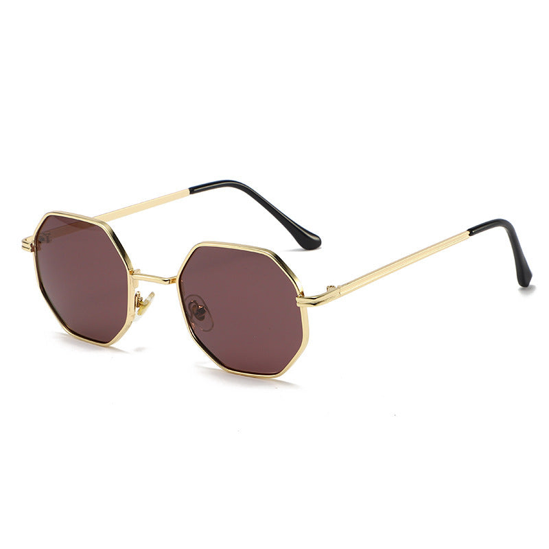 Gafas de diseño octogonal elegante