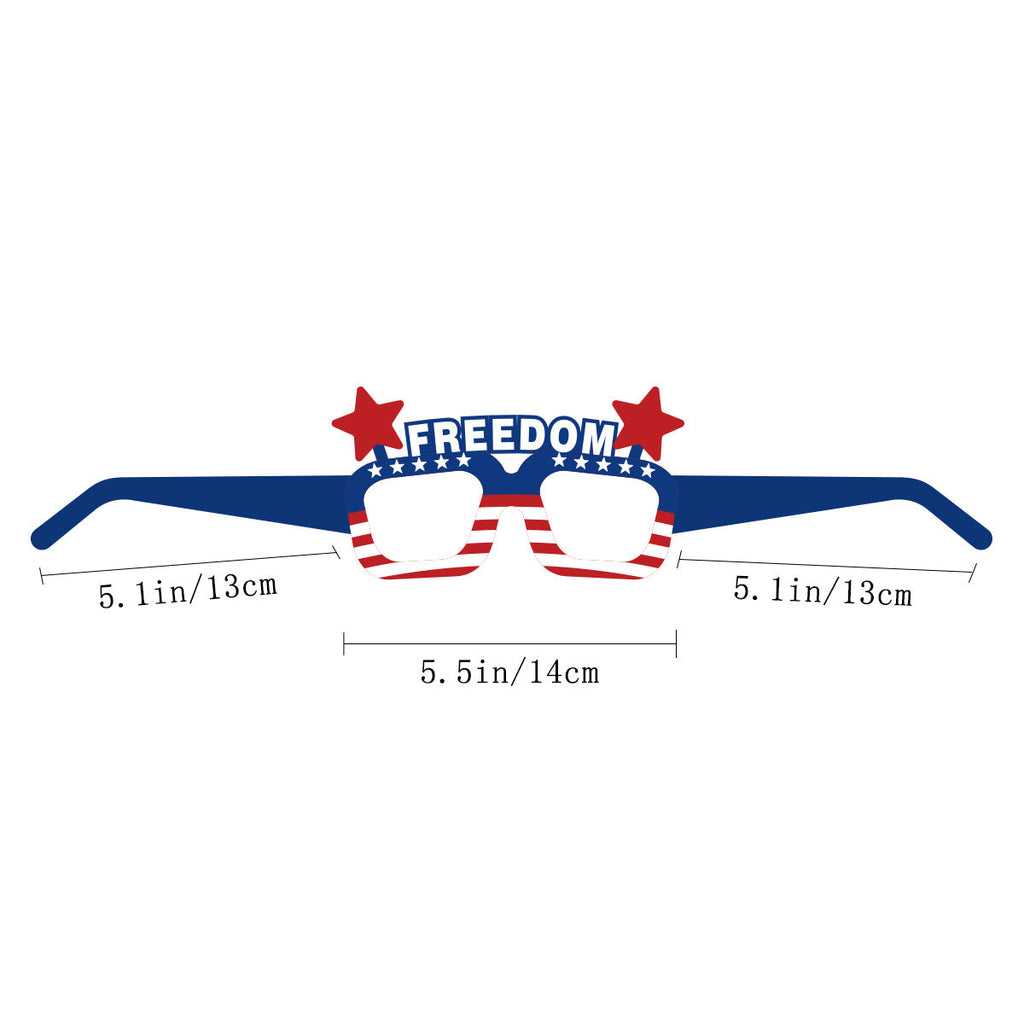 Gafas de fiesta temáticas para celebraciones patrióticas