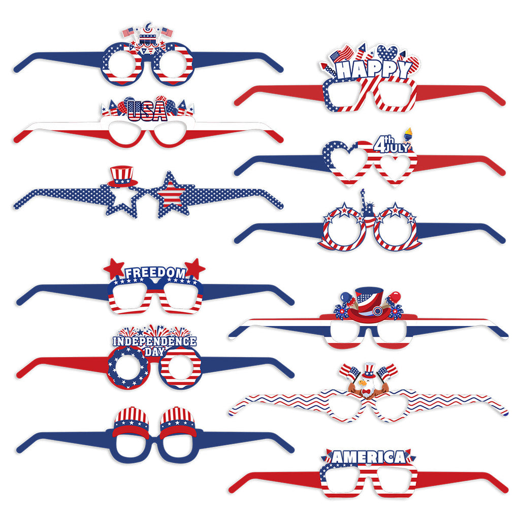 Gafas de fiesta temáticas para celebraciones patrióticas