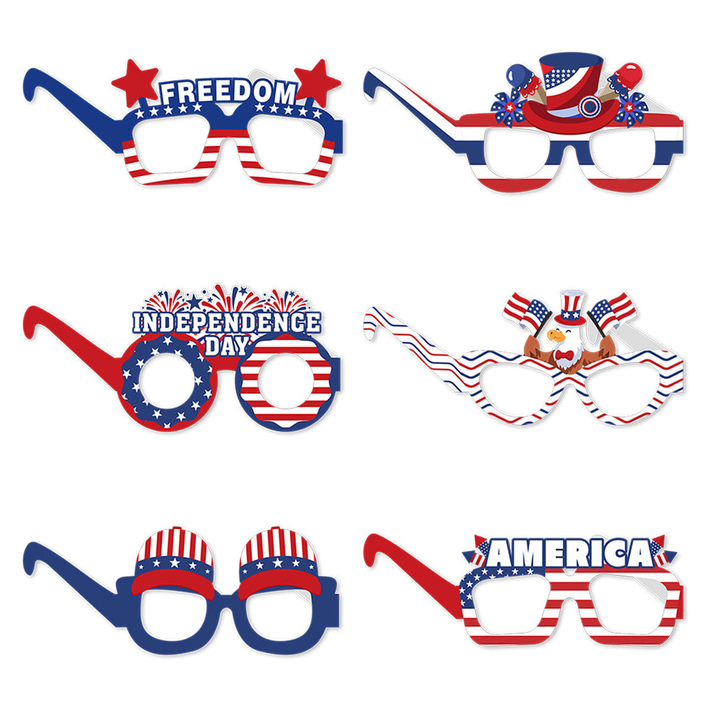 Gafas de fiesta temáticas para celebraciones patrióticas