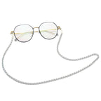 Gafas de moda con cadena decorativa