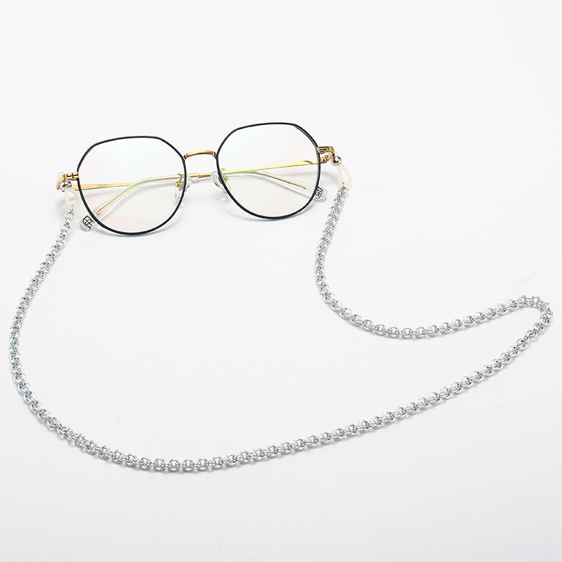 Gafas de moda con cadena decorativa