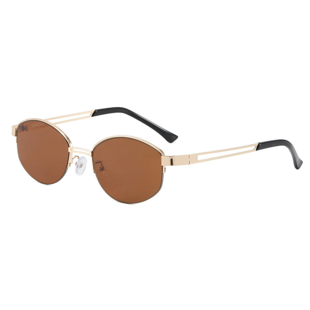 Gafas de moda con elegante forma ovalada