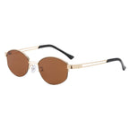 Gafas de moda con elegante forma ovalada