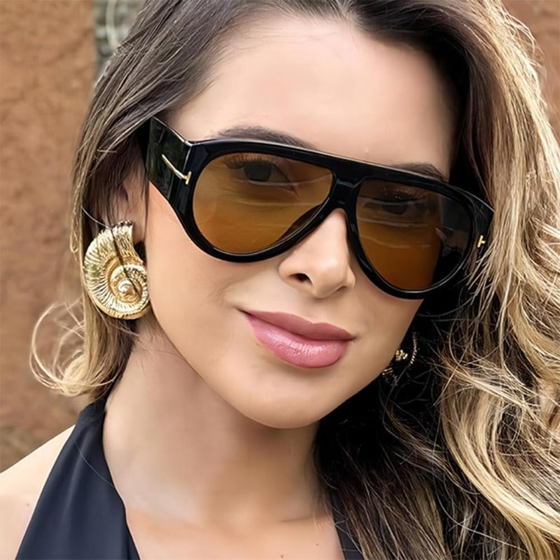 Gafas de sol aviador oversize UV400
