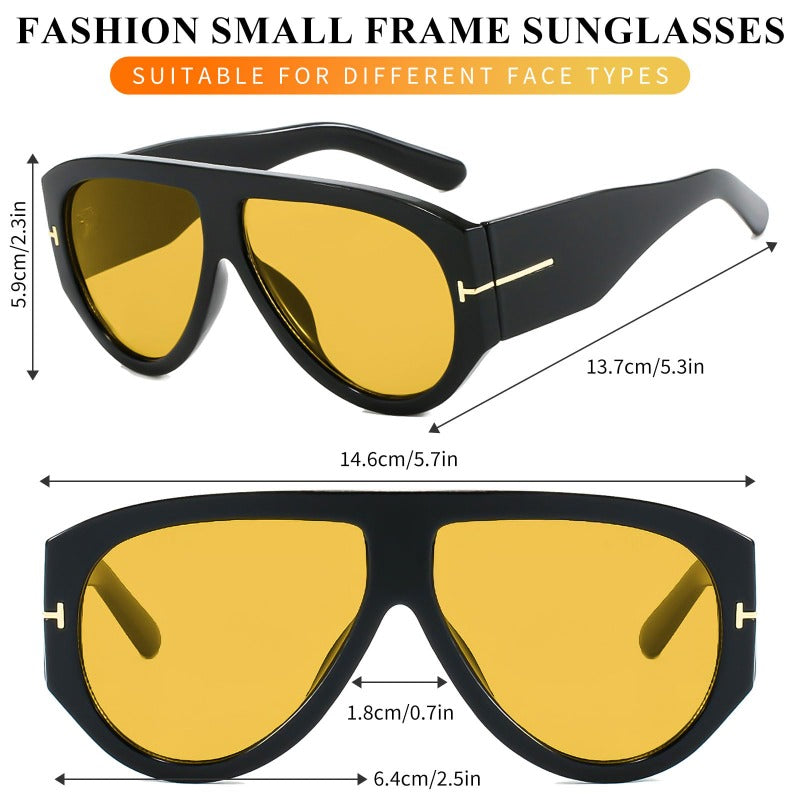 Gafas de sol aviador oversize UV400