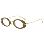 Gafas de sol con montura ovalada