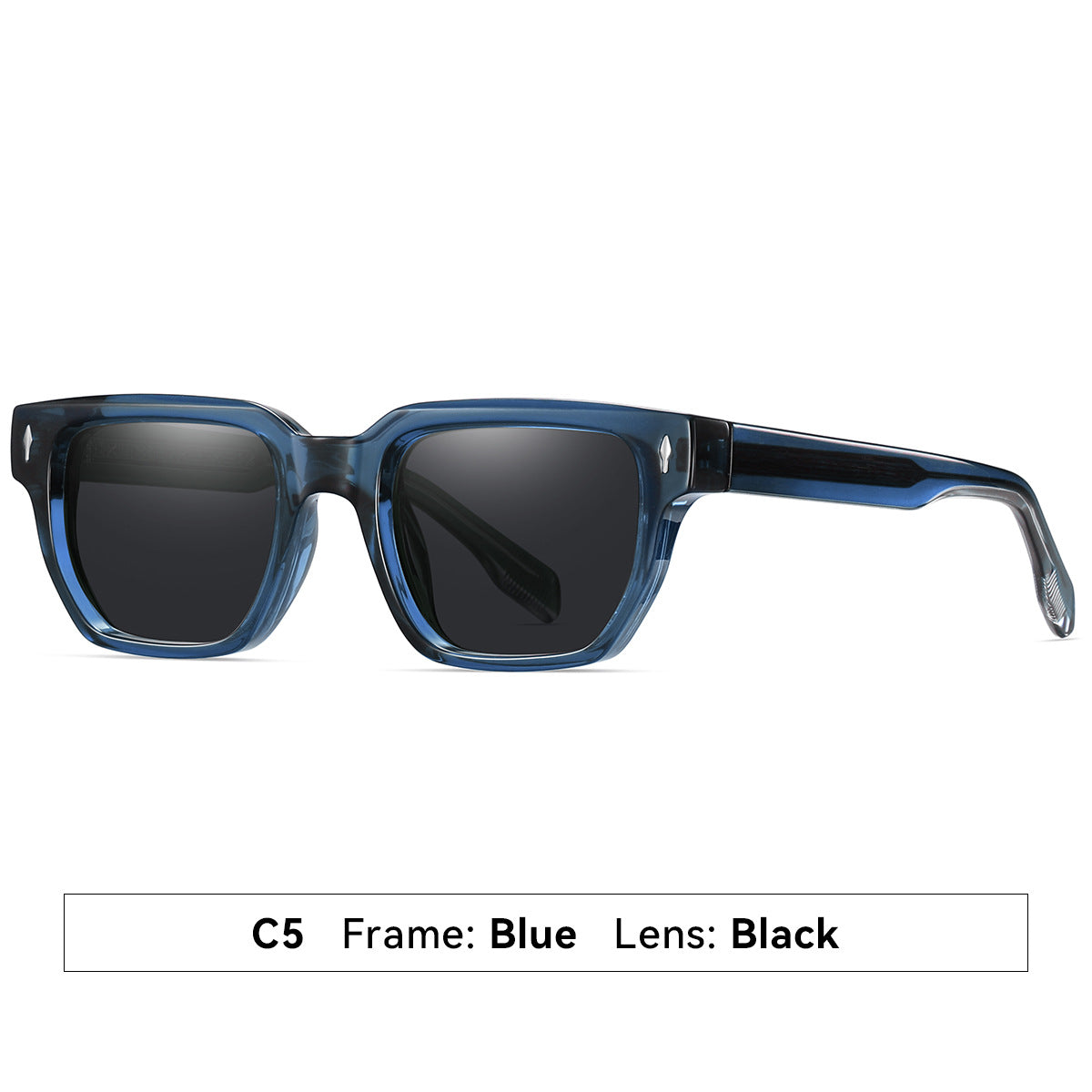 Gafas de sol cuadradas modernas y elegantes para mujer