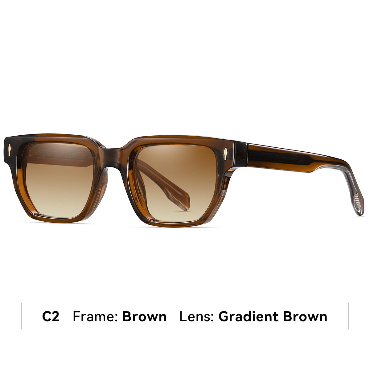 Gafas de sol cuadradas modernas y elegantes para mujer