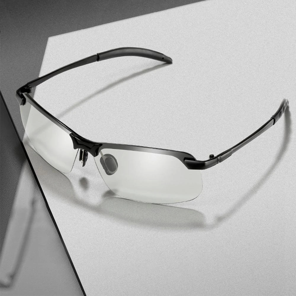 Gafas de sol fotocromáticas con lentes polarizadas antirreflejos