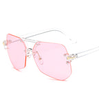 Gafas de sol futuristas para mujer