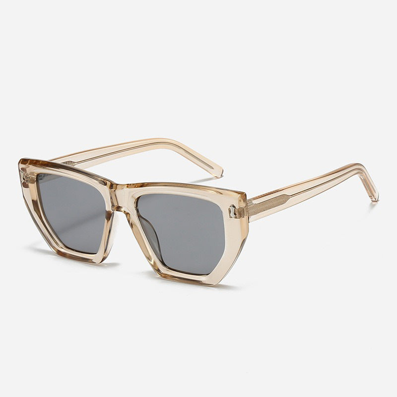 Gafas de sol hexagonales para mujer con protección UV