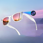 Gafas de sol inteligentes para hombre con cámara y traducción instantánea