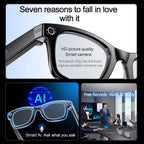 Gafas de sol inteligentes para hombre con cámara y traducción instantánea