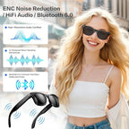 Gafas de sol inteligentes para hombre con cámara y traducción instantánea
