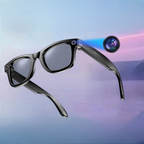 Gafas de sol inteligentes para hombre con cámara y traducción instantánea
