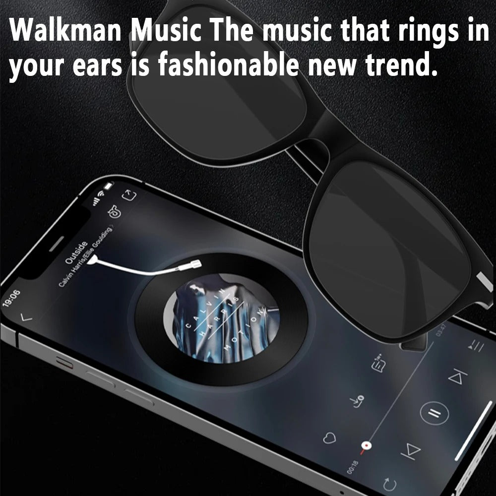 Gafas inteligentes con filtro de luz azul, resistentes al agua y Bluetooth
