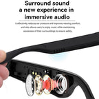 Gafas inteligentes con filtro de luz azul, resistentes al agua y Bluetooth