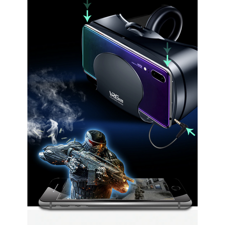 Gafas VR ImmersionX con auriculares integrados